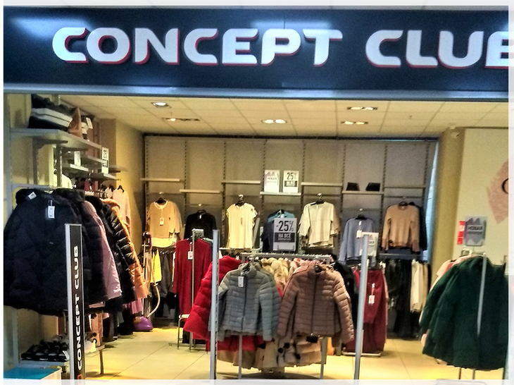 магазин Concept club &amp; Acoola