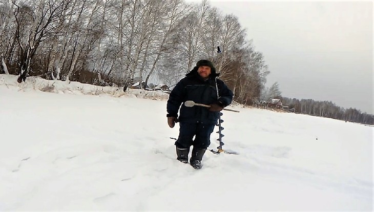 Зимняя рыбалка в штанах
